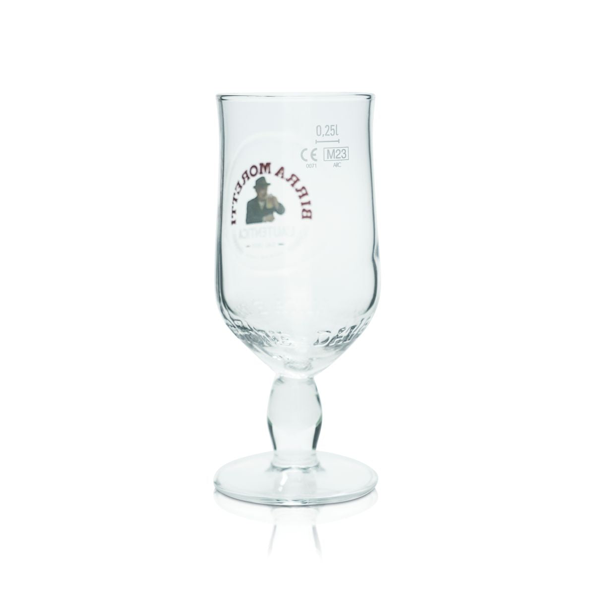 6 bicchieri Birra Moretti 0,25 l Tulipano Bicchiere da birra L'Autentica Pilsner Italia – Vista 3