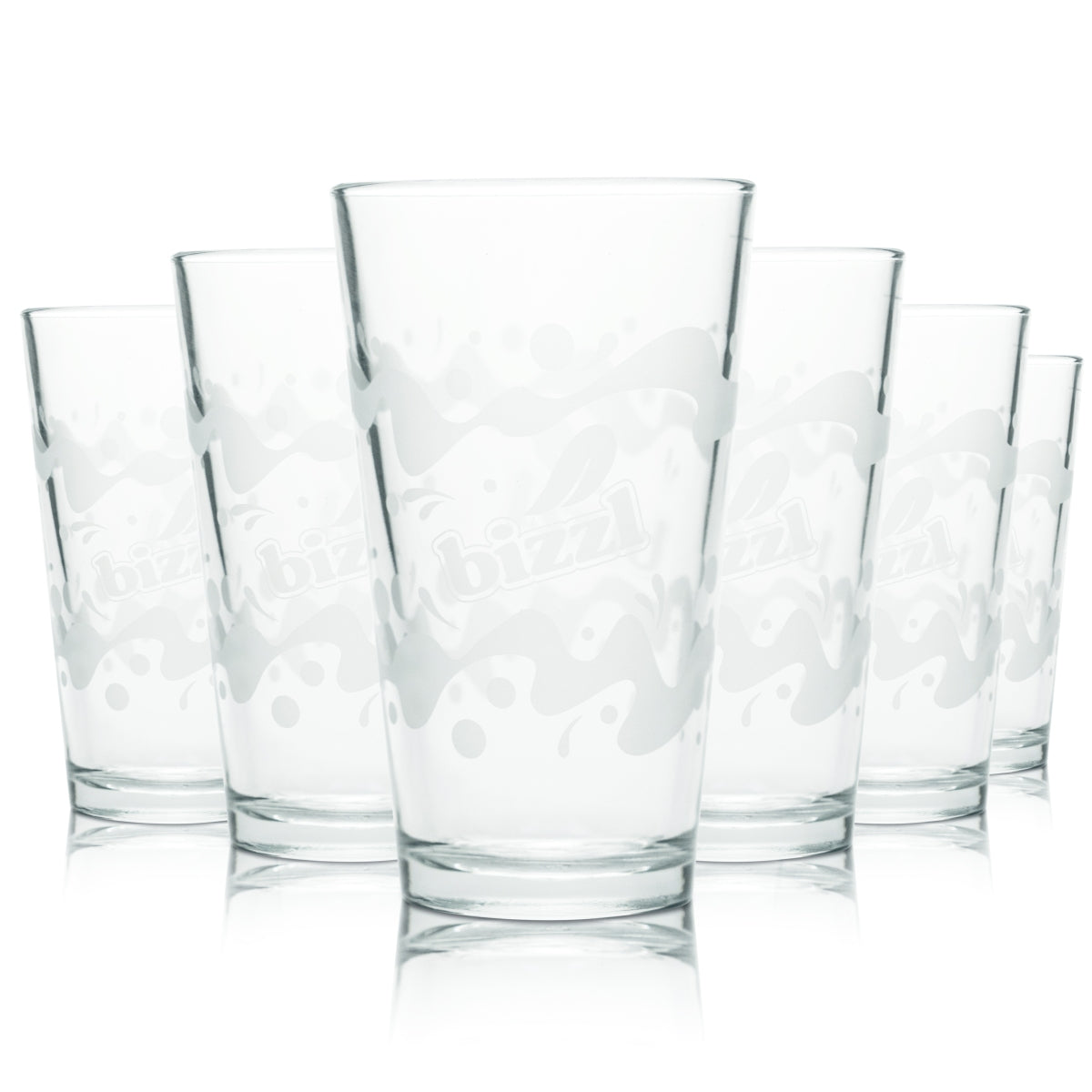 6 bicchieri Bizzl da 0,4 l Bicchieri per bibite analcoliche Limonata Acqua Gastronomia