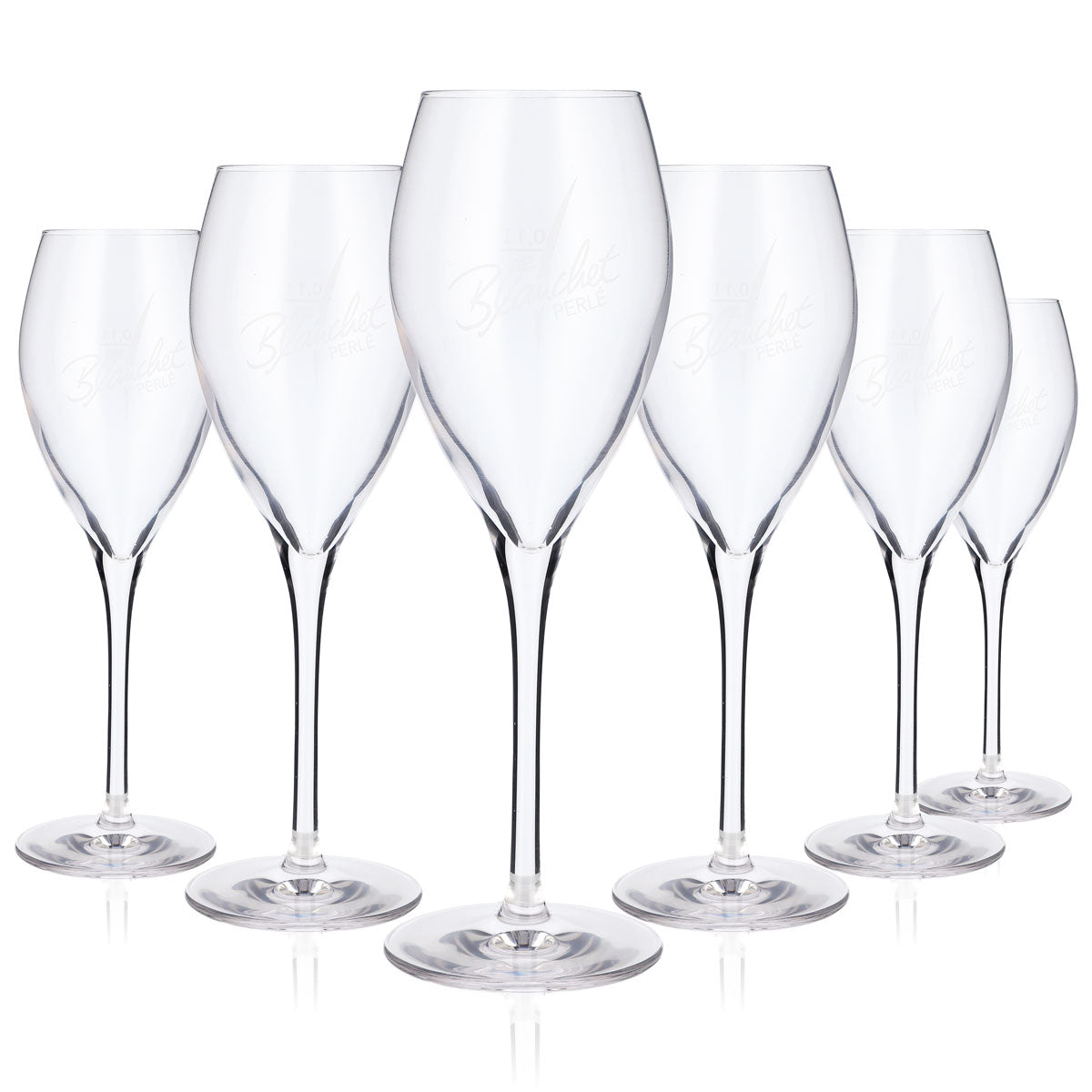 6 bicchieri da spumante Blanchet Bicchieri da spumante Bicchieri da champagne Bicchiere da 0,1 l Bicchiere da spumante