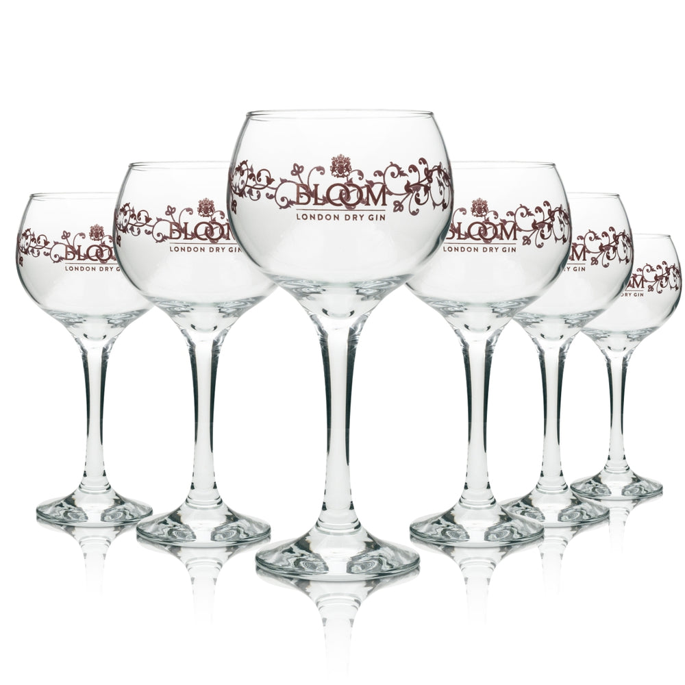 6 bicchieri da gin Bloom Balloon Glass Rose 56 cl