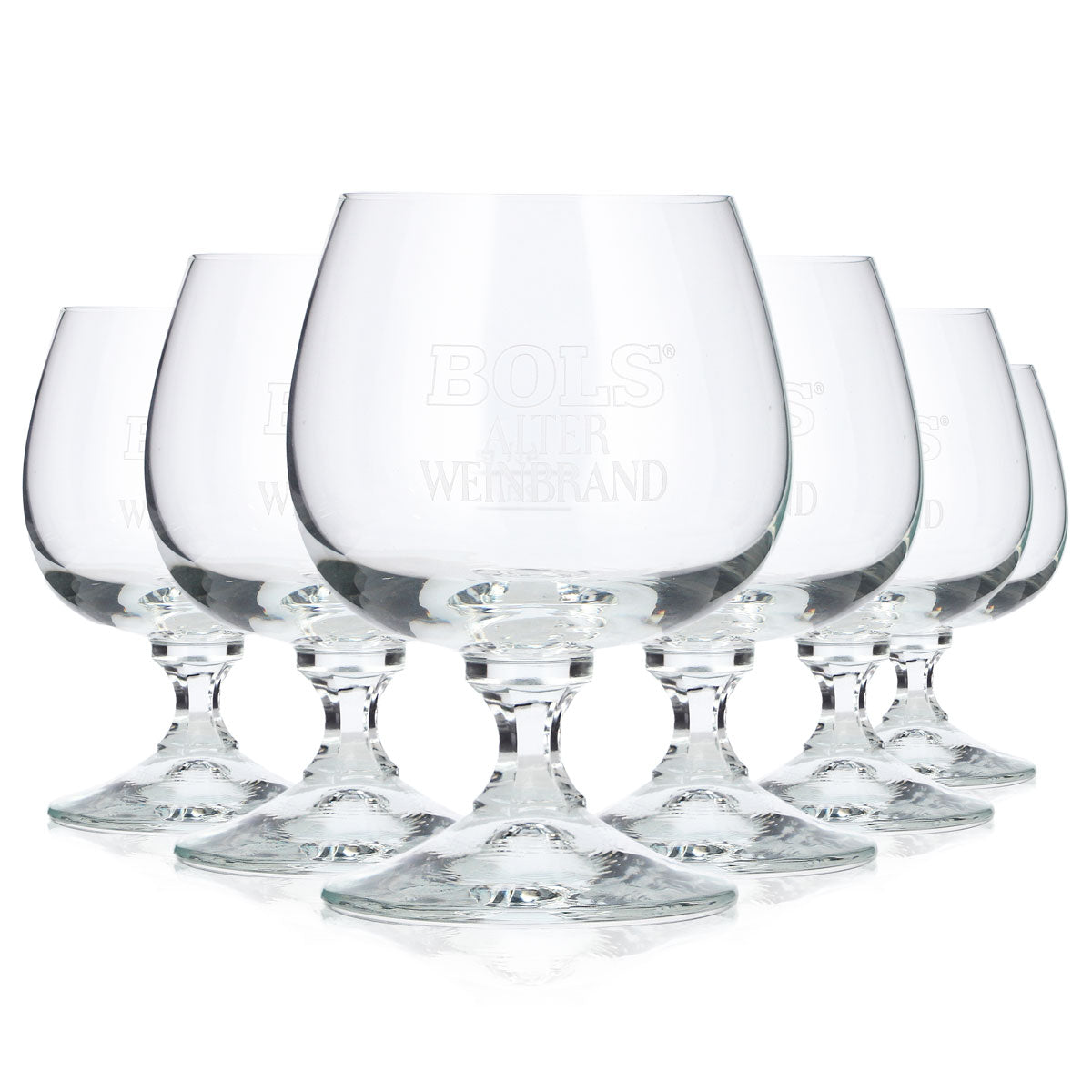 6 bicchieri da brandy Bols da 2 cl/4 cl, da degustazione