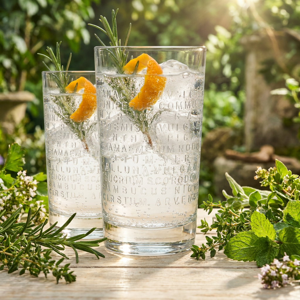 6 bicchieri Botanist da 0,36 l per gin tonic, cocktail long drink e fizz, forma sagomata, Islay, Regno Unito – Vista 2