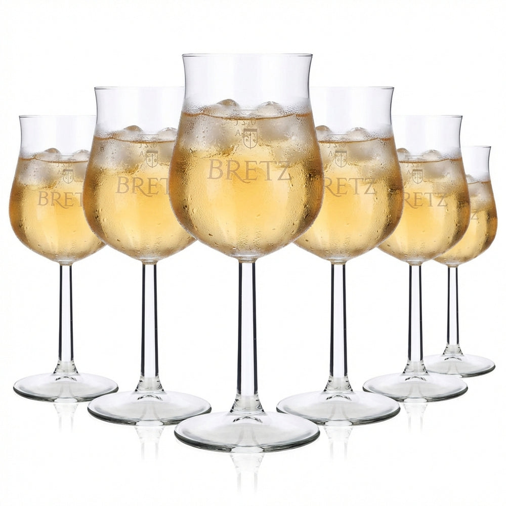 6 bicchieri da vino Bretz Bicchieri da vino Bicchiere da vino rosso 0,2 l Set di bicchieri Fiori