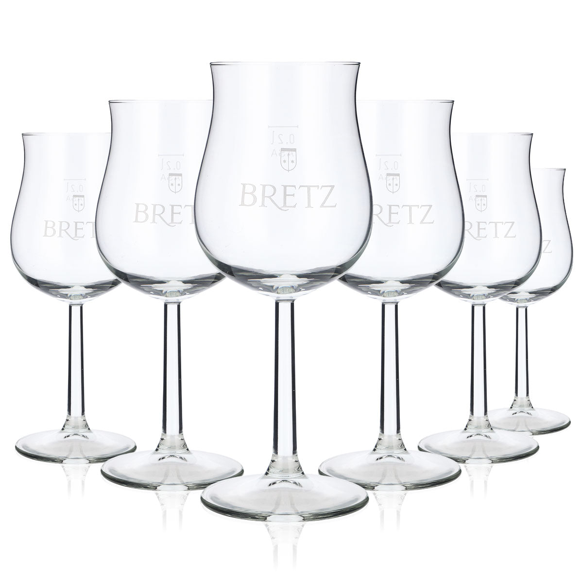 6 bicchieri da vino Bretz Bicchieri da vino Bicchiere da vino rosso 0,2 l Set di bicchieri Fiori – Vista 5