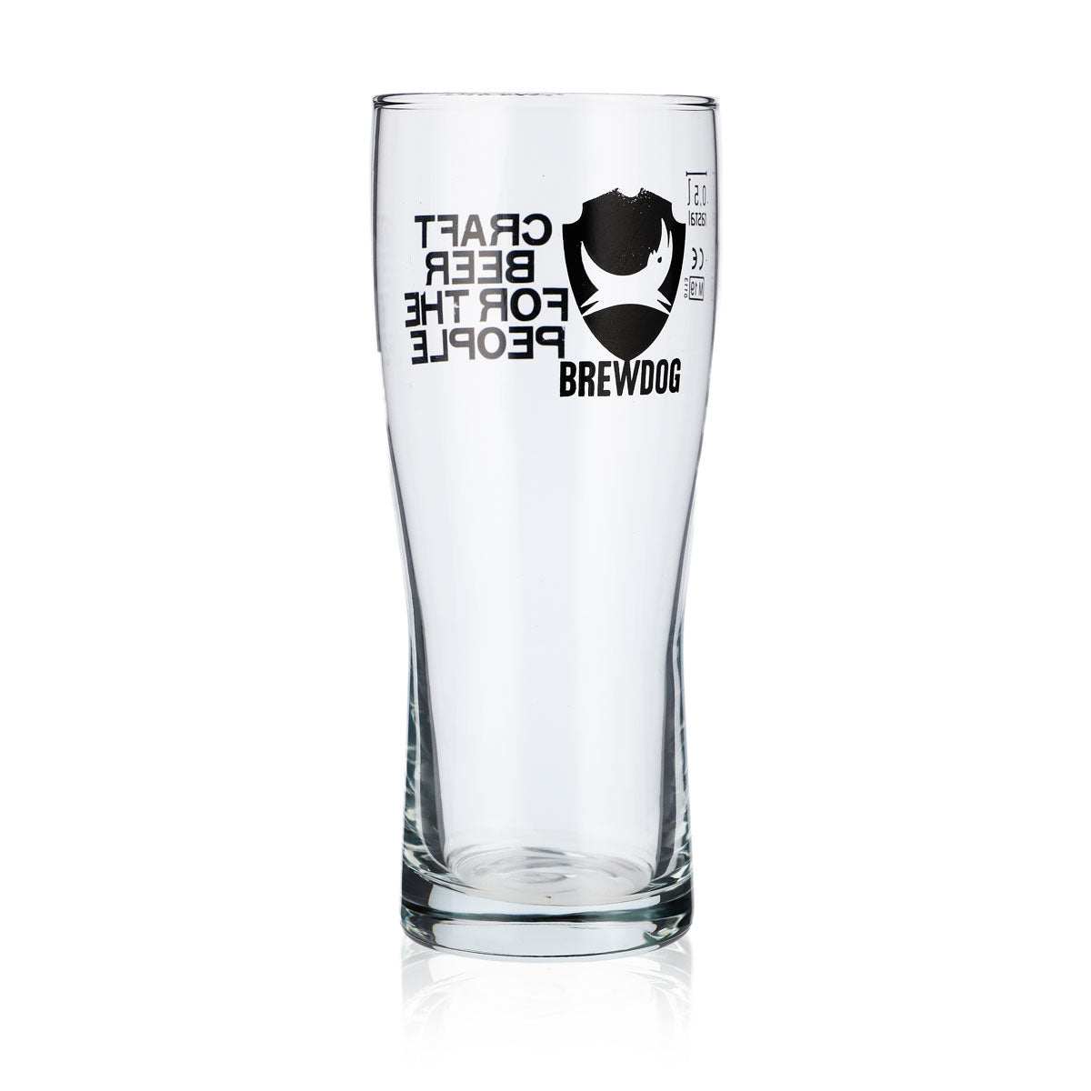 6 bicchieri da birra Brewdog Willibecher 0,5 l Bicchieri da birra Logo nero – Vista 3