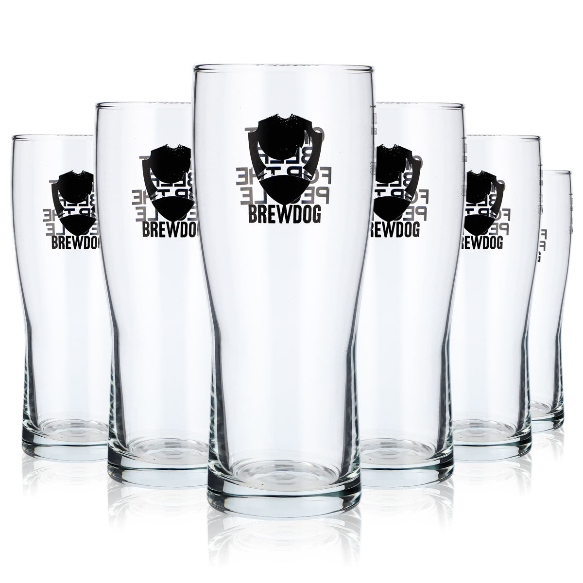 6 bicchieri da birra Brewdog Willibecher 0,5 l Bicchieri da birra Logo nero – Vista 7