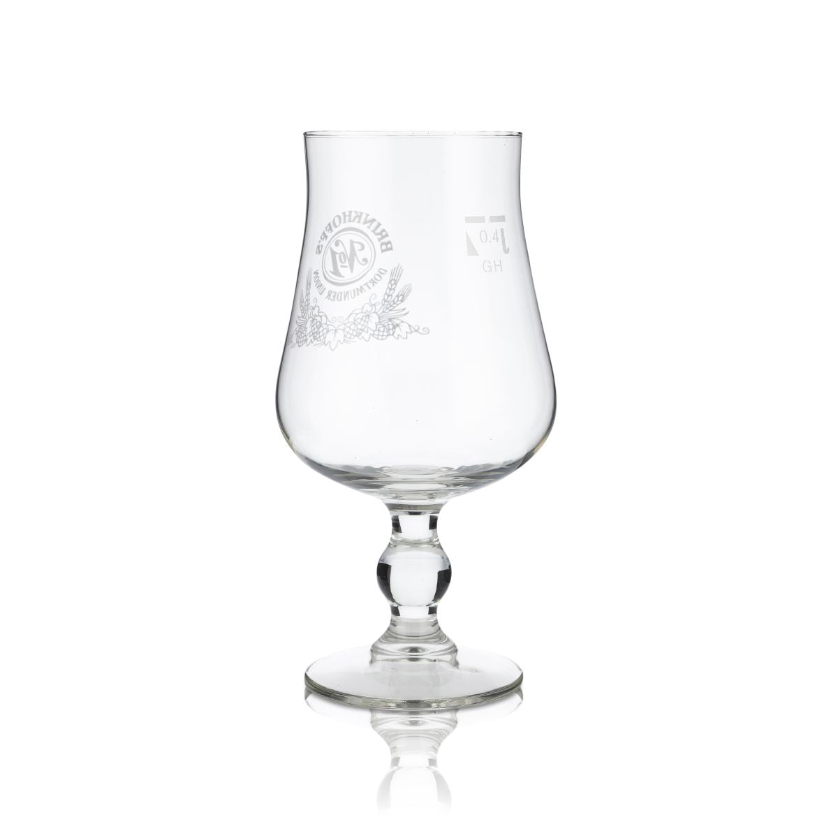 6 bicchieri Brinkhoffs da birra da 0,4 l, forma a tulipano, n. 1, Dortmunder Union, set – Vista 3