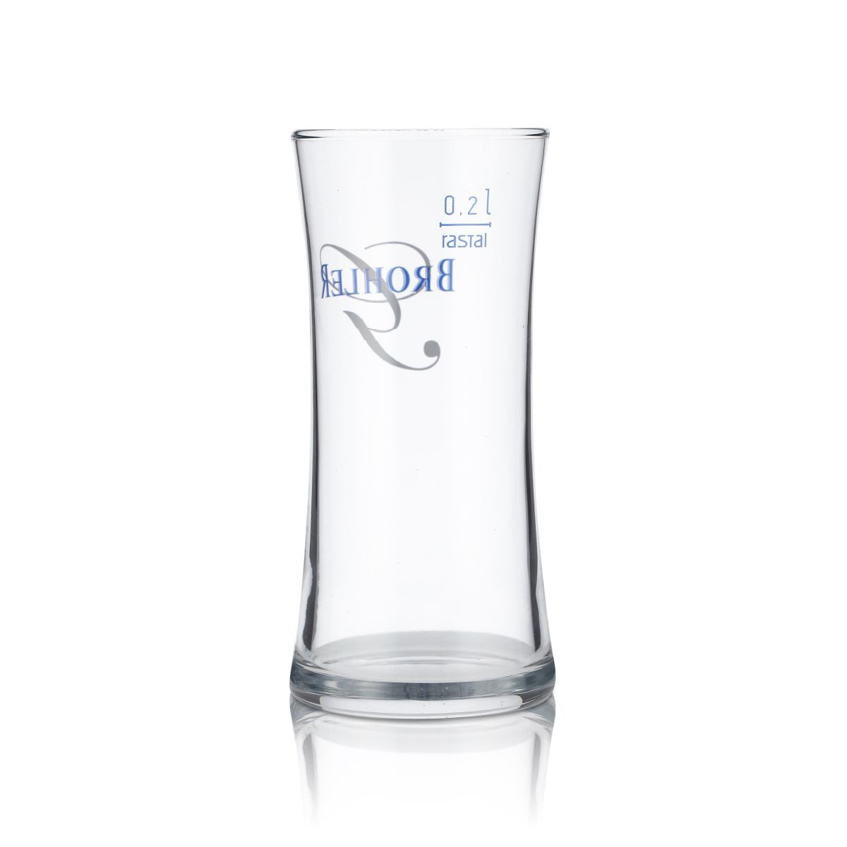 6 bicchieri in vetro Brohler da 0,2 l per acqua minerale Set di bicchieri per succhi di frutta e bibite gassate – Vista 3