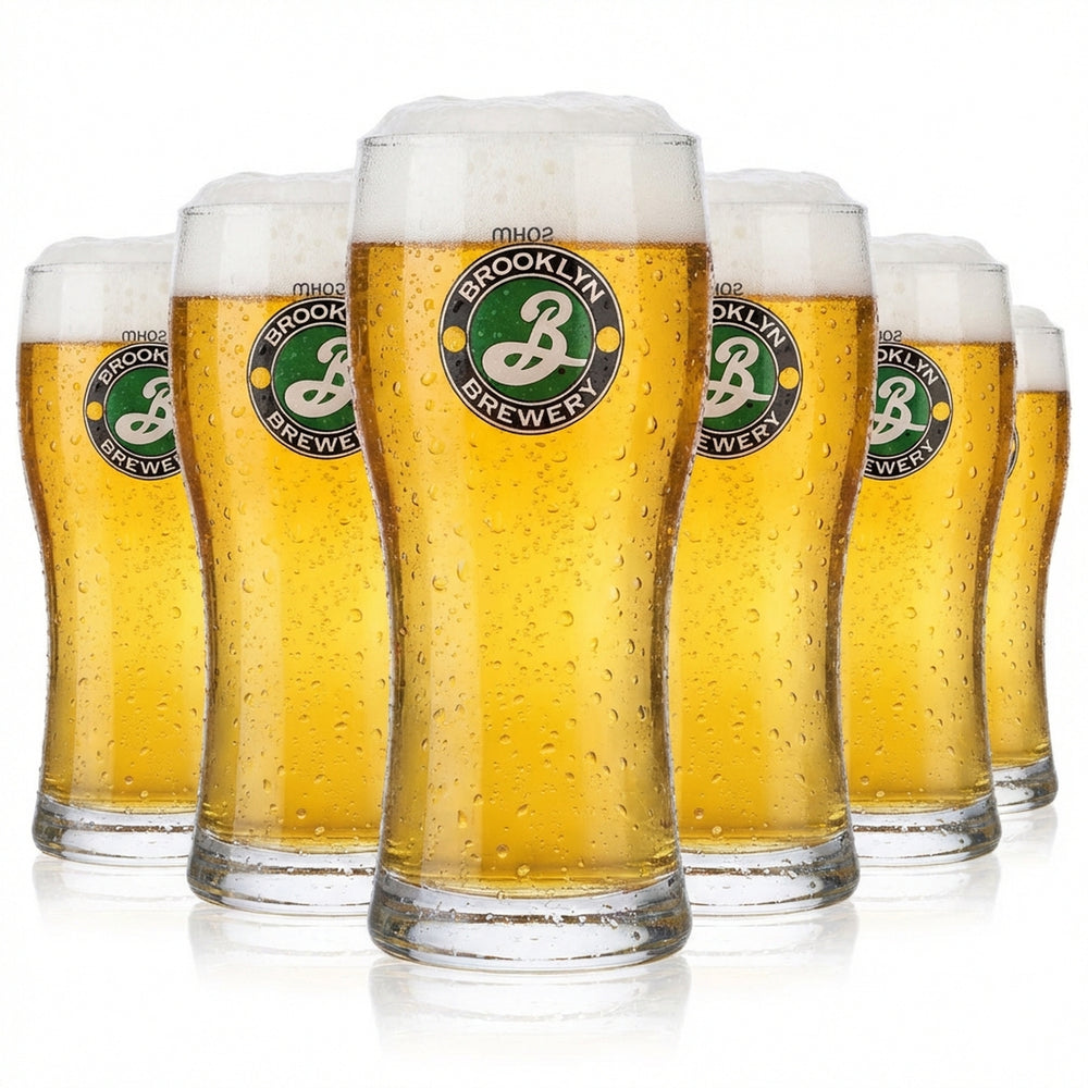 6 bicchieri da birra Brooklyn Brewery da 0,3 l Bicchieri da birra Bicchiere da birra Cadera