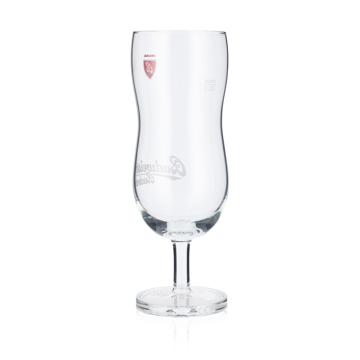 6 bicchieri da birra Budweiser 0,25 L Bicchieri da birra con profilo Bicchieri di design Budvar – Vista 4