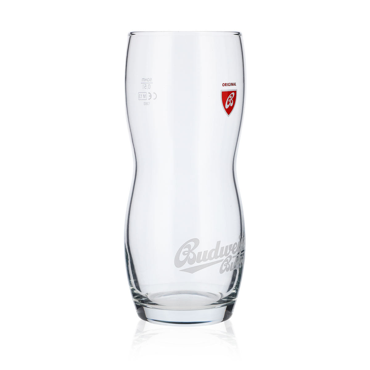 6 bicchieri da birra Budweiser 0,5 L Bicchieri da birra con profilo Bicchieri di design Budvar – Vista 3