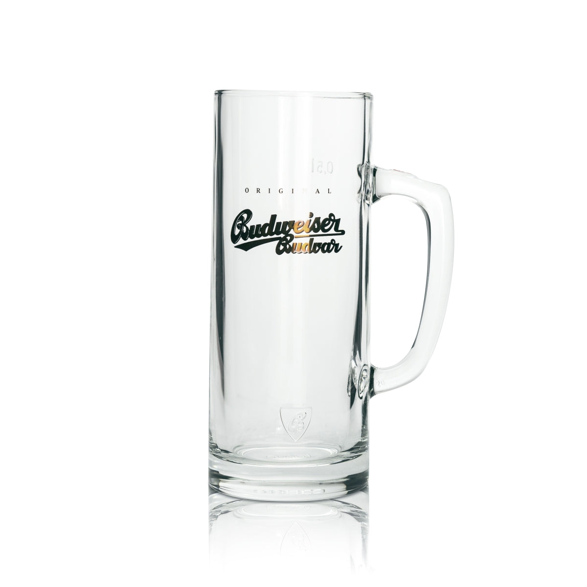 6 bicchieri da birra Budweiser 0,5 l con logo dorato – Vista 2