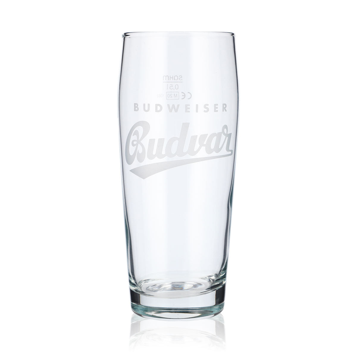 6 bicchieri da birra Budweiser Willigläser 0,5 l Bicchieri da birra con logo bianco – Vista 2