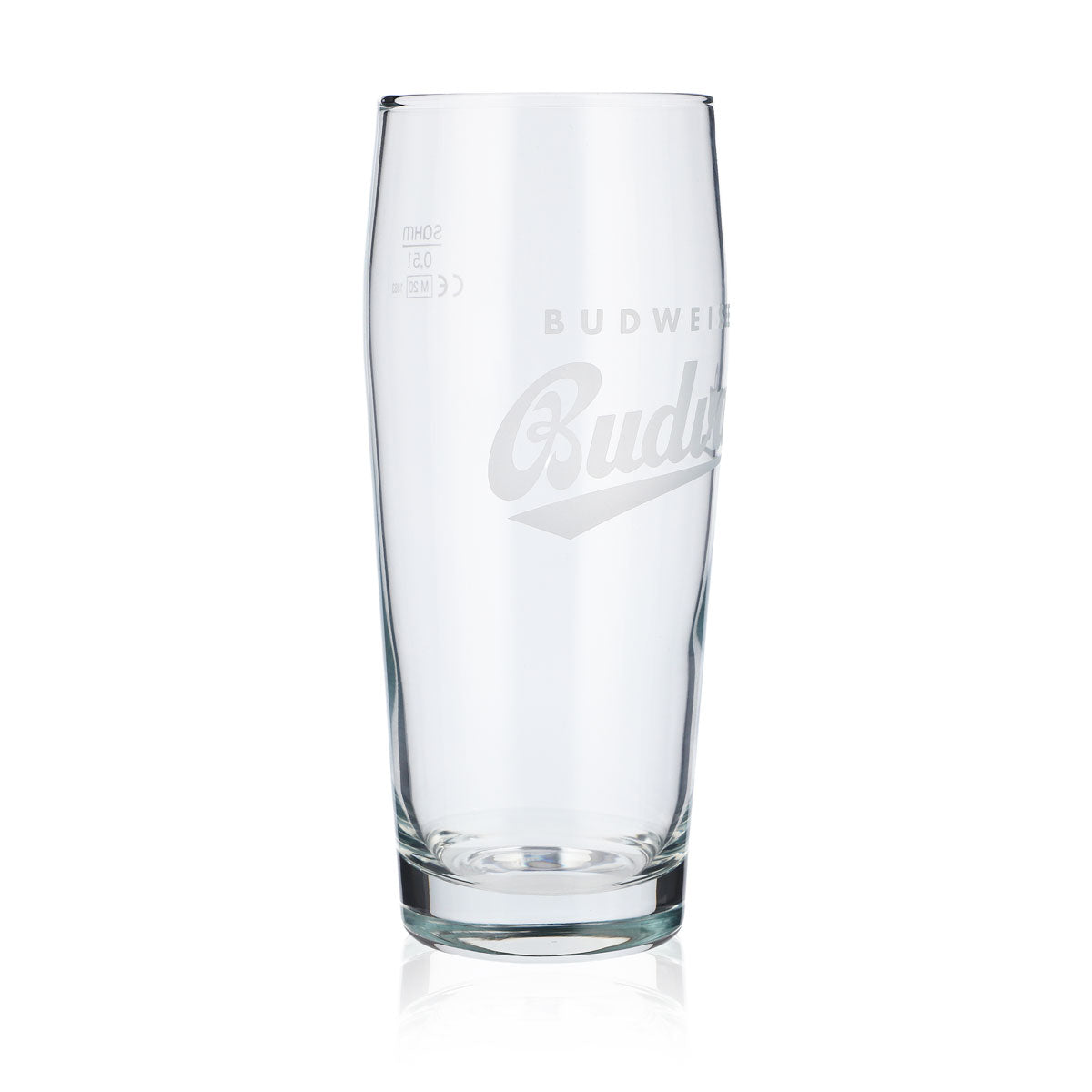 6 bicchieri da birra Budweiser Willigläser 0,5 l Bicchieri da birra con logo bianco – Vista 3