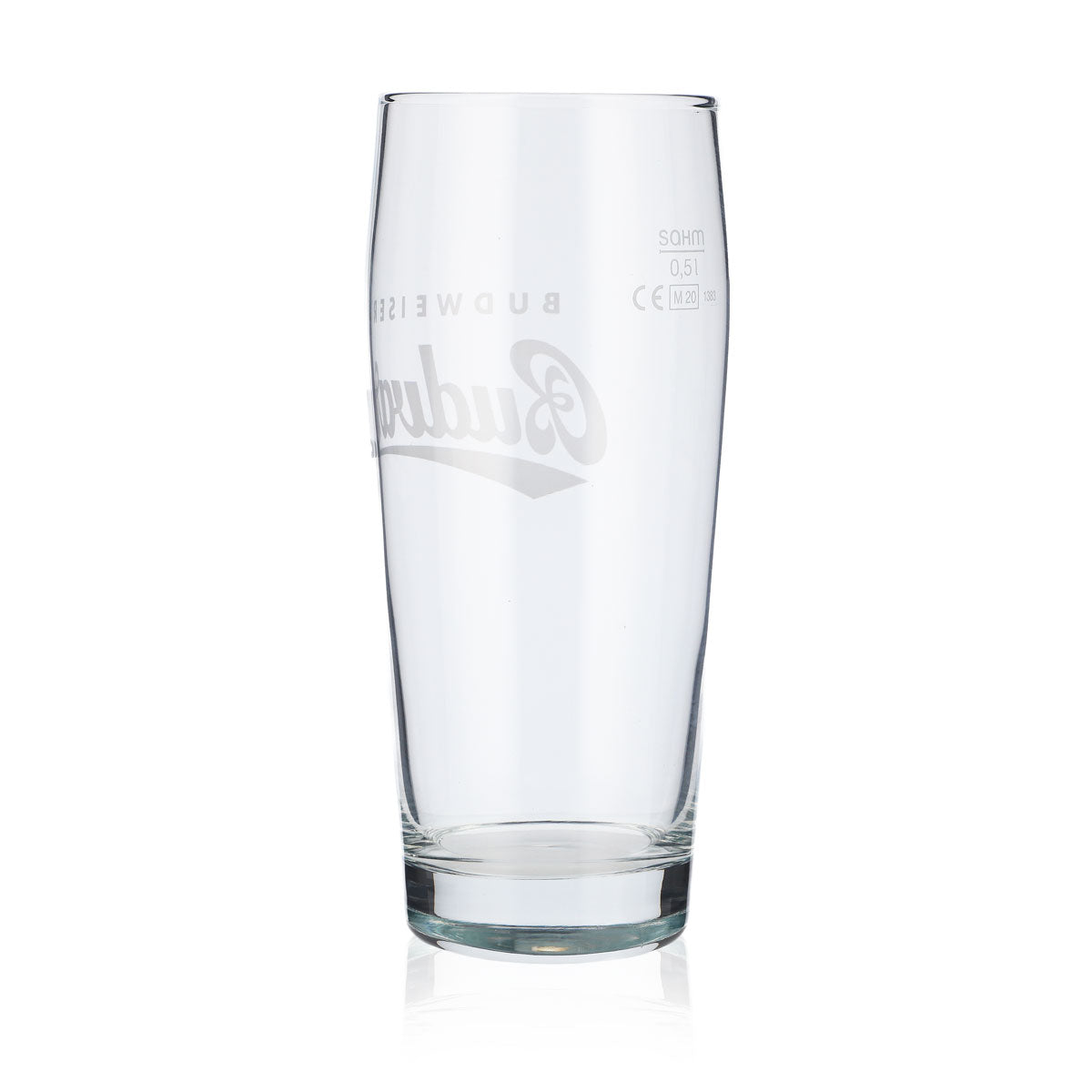 6 bicchieri da birra Budweiser Willigläser 0,5 l Bicchieri da birra con logo bianco – Vista 4