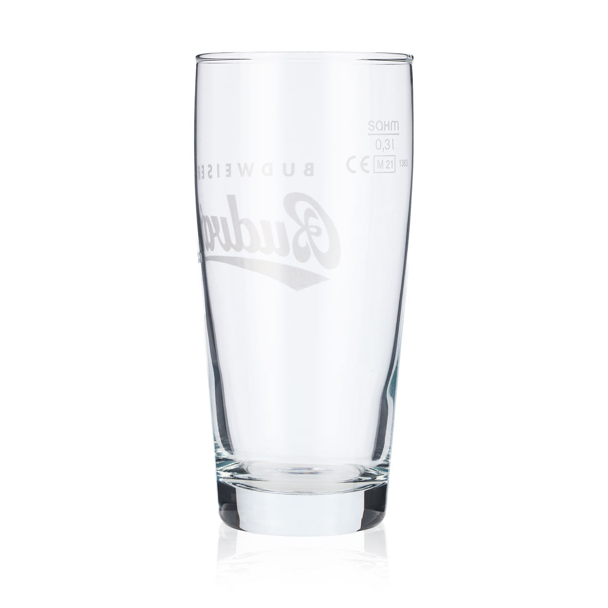 6 bicchieri da birra Budweiser Bicchieri da birra Tazze 0,3 l Budvar Logo satinato – Vista 4
