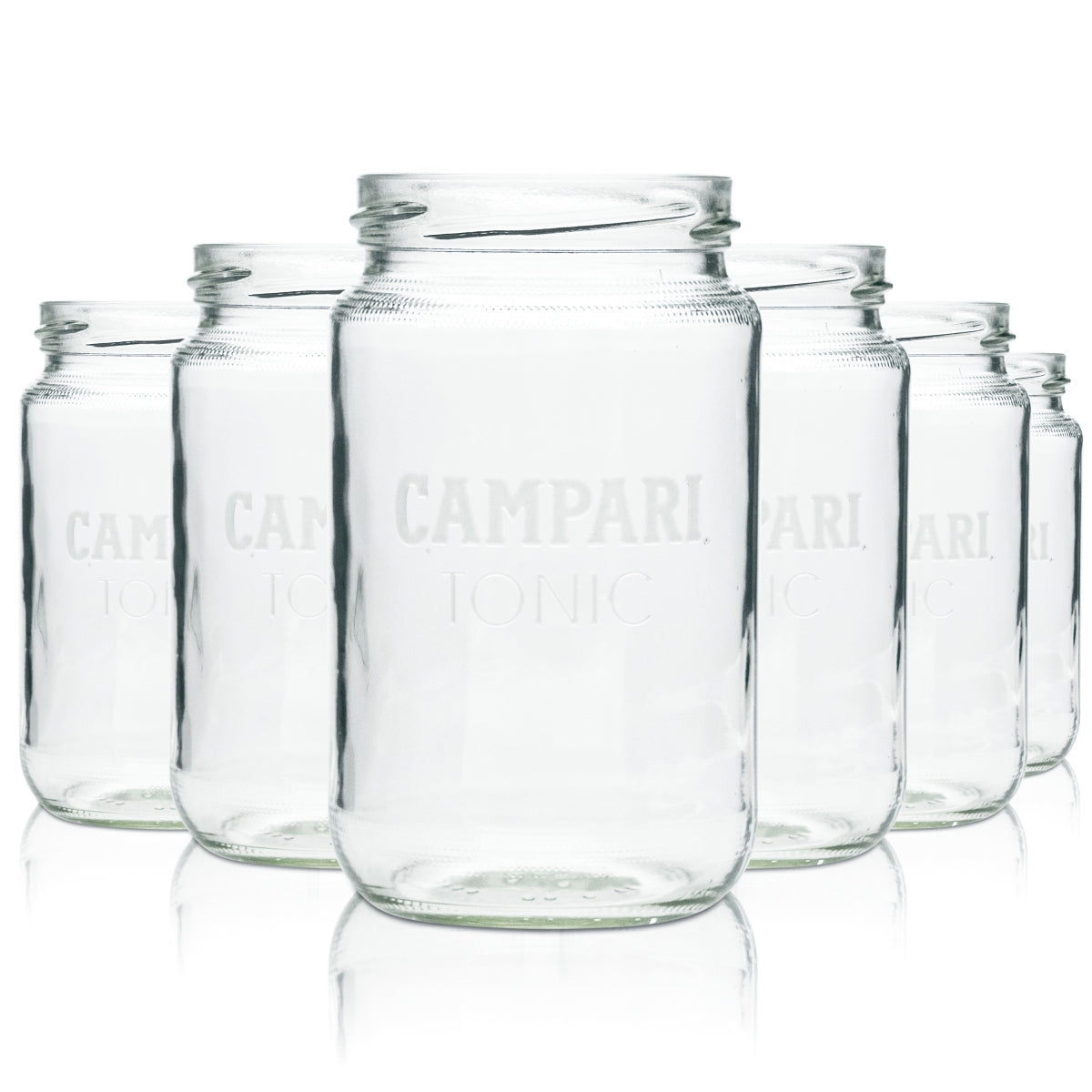 6 bicchieri Campari Jar 0,3 l per cocktail tonic long drink, bar, gastronomia