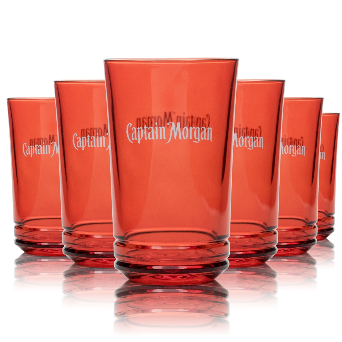 6 bicchieri Captain Morgan da cocktail long drink da 0,4 l Cola Cuba Libre aperitivo