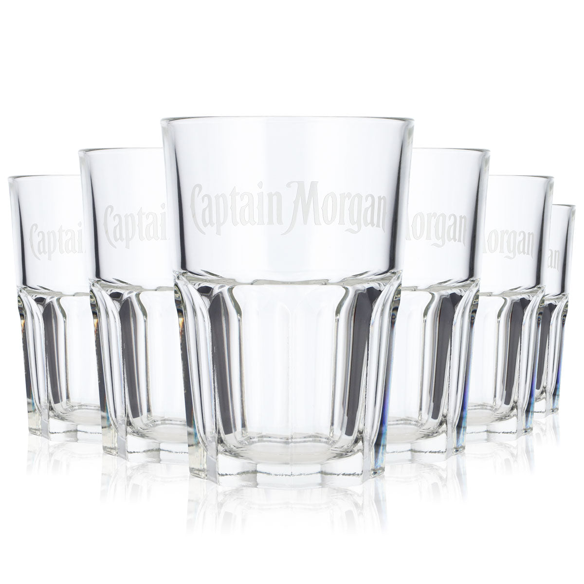 6 bicchieri da rum Captain Morgan da 0,35 l Bicchiere da long drink Tumbler Captain Morgan Arcoroc – Vista 5