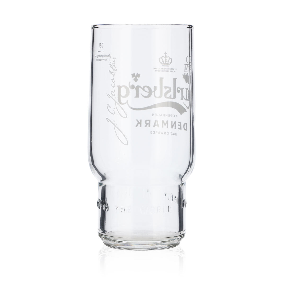 6 bicchieri da birra Carlsberg da 0,5 l Bicchieri da birra Tumbler Bicchiere da birra Tazza Logo bianco – Vista 4