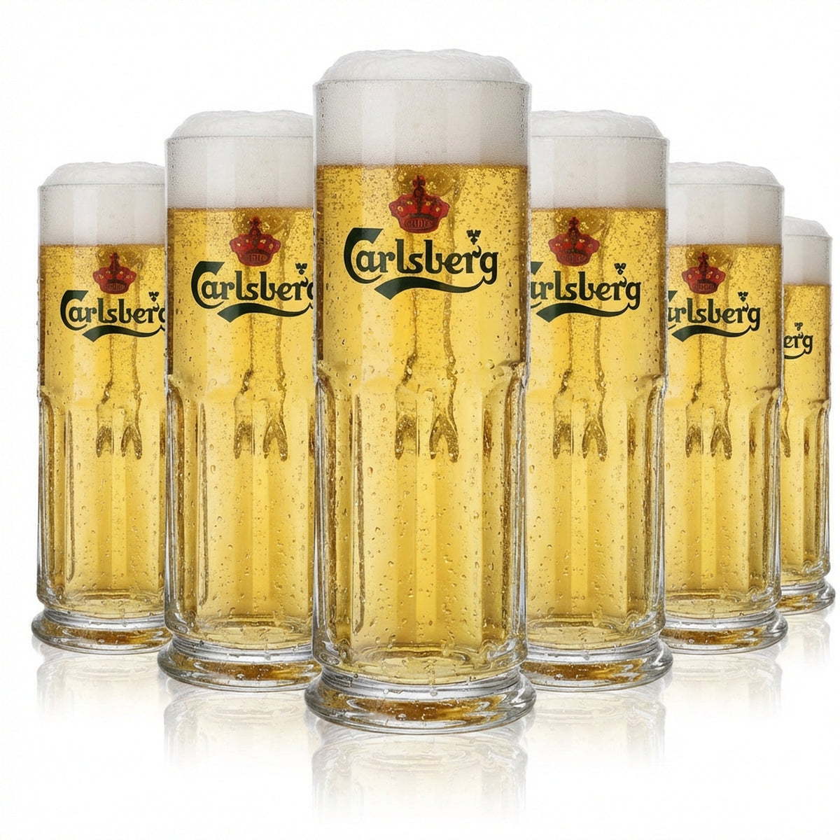 6 bicchieri da birra Carlsberg Bicchieri da birra 0,5 l Exclusive Seidel  Maximilian