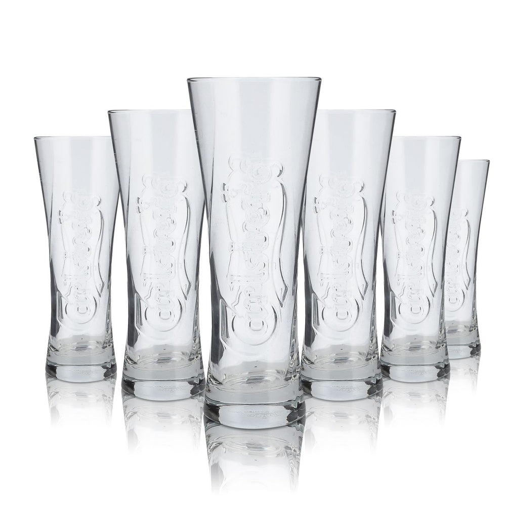 6 bicchieri Carlsberg da 0,3 l Bicchieri da birra Coppa Bicchieri sagomati Set di bicchieri da birra Pils Birrificio Eiche
