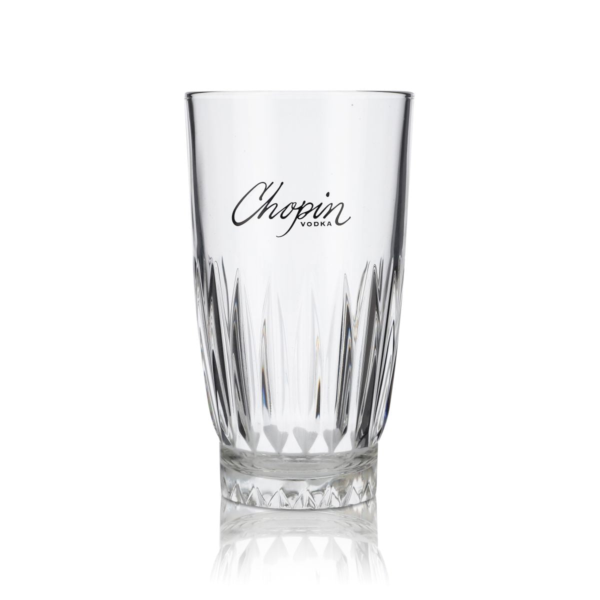 6 bicchieri Chopin 0,355 l per cocktail highball, set con vetro sagomato in rilievo – Vista 2