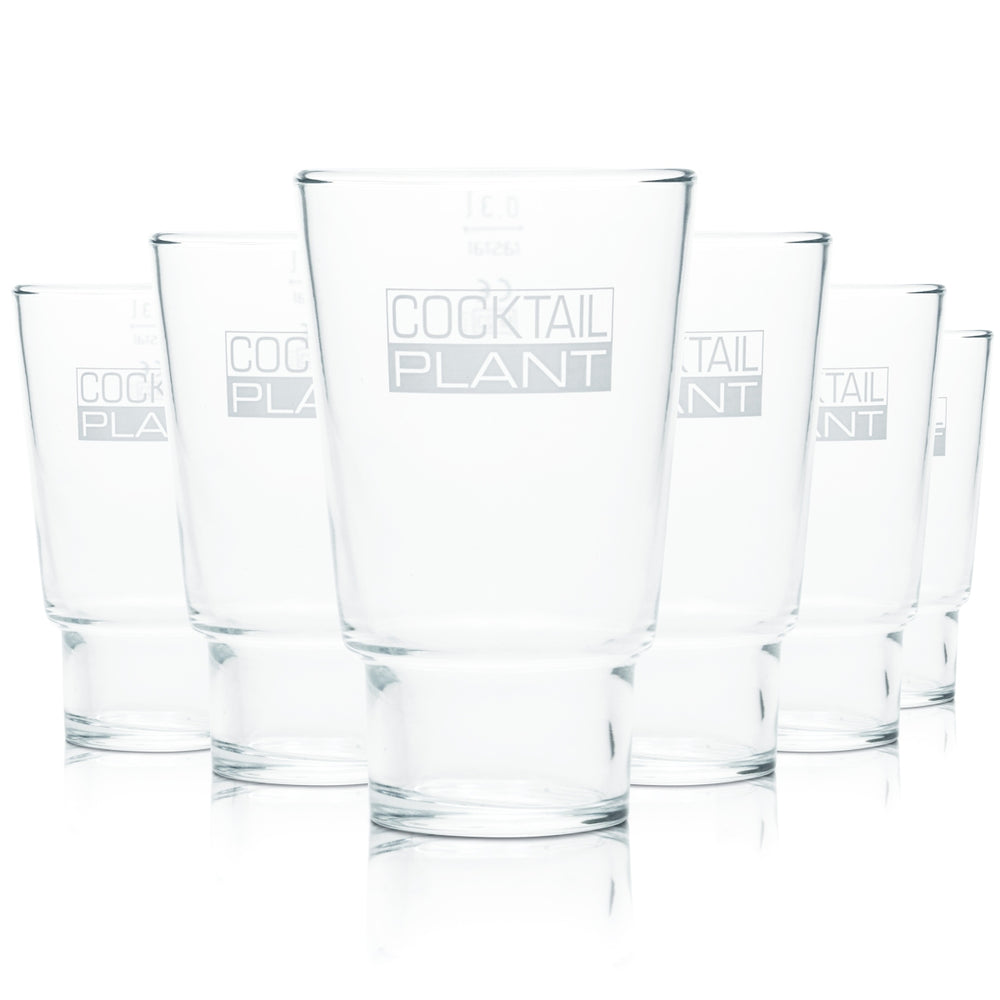 6 bicchieri da cocktail in vetro da 0,3 l per cocktail fruttati, bicchieri tumbler da bar