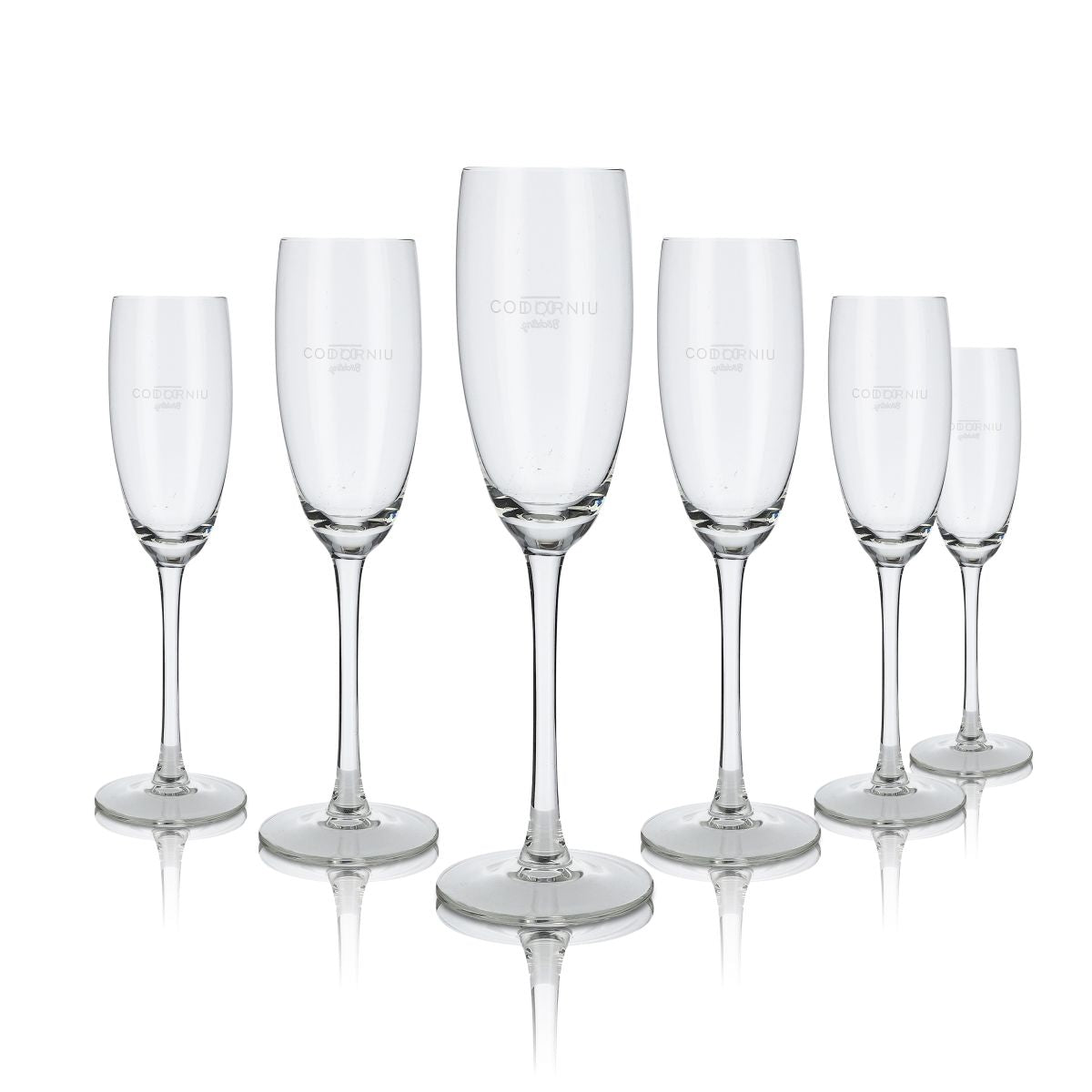6 bicchieri da spumante Codorniu Bicchieri da champagne 0,1 l versione leggera