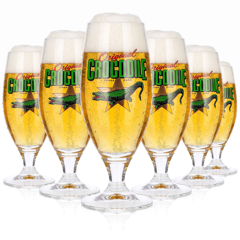 6 bicchieri da birra Crocodile da 0,25 l, modello "Pokal" di Ritzenhoff (set da 6)