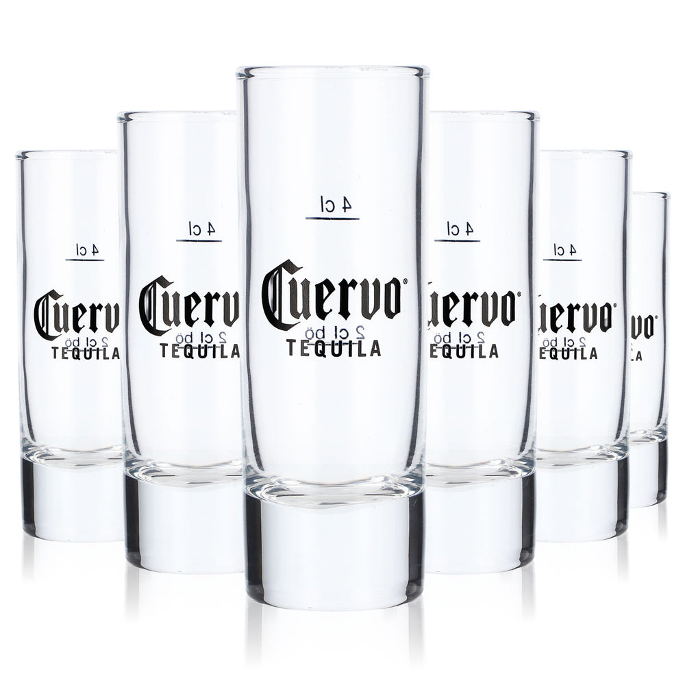 6 bicchierini da tequila Cuervo Bicchierino corto da liquore 2 cl/4 cl