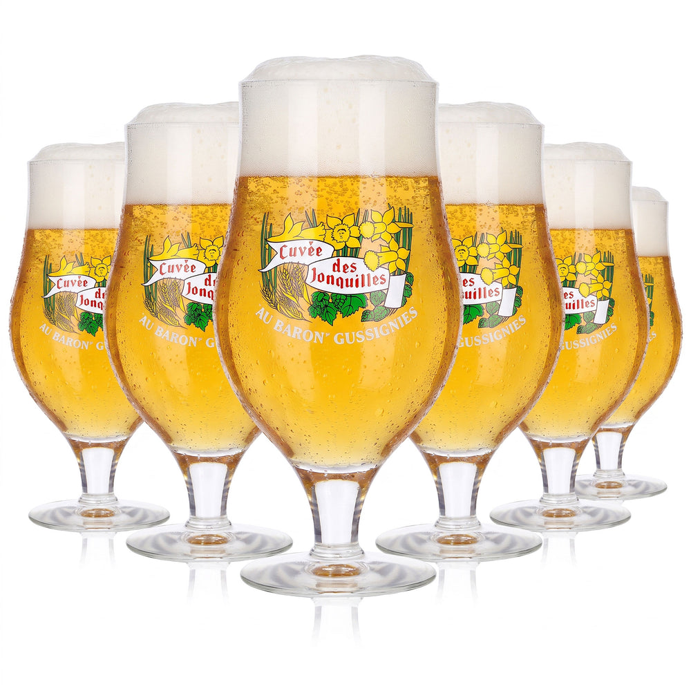 6 bicchieri da birra "Cuvee des Johnquilles" a forma di coppa da 0,49 l Durobor (set da 6)