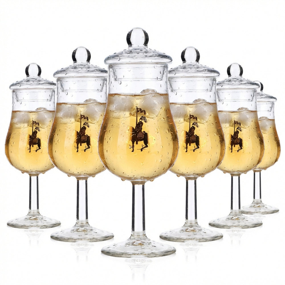 6 bicchieri da brandy Dauphin 2 cl/4 cl Bicchiere da degustazione con coperchio Logo Reiter Böckling