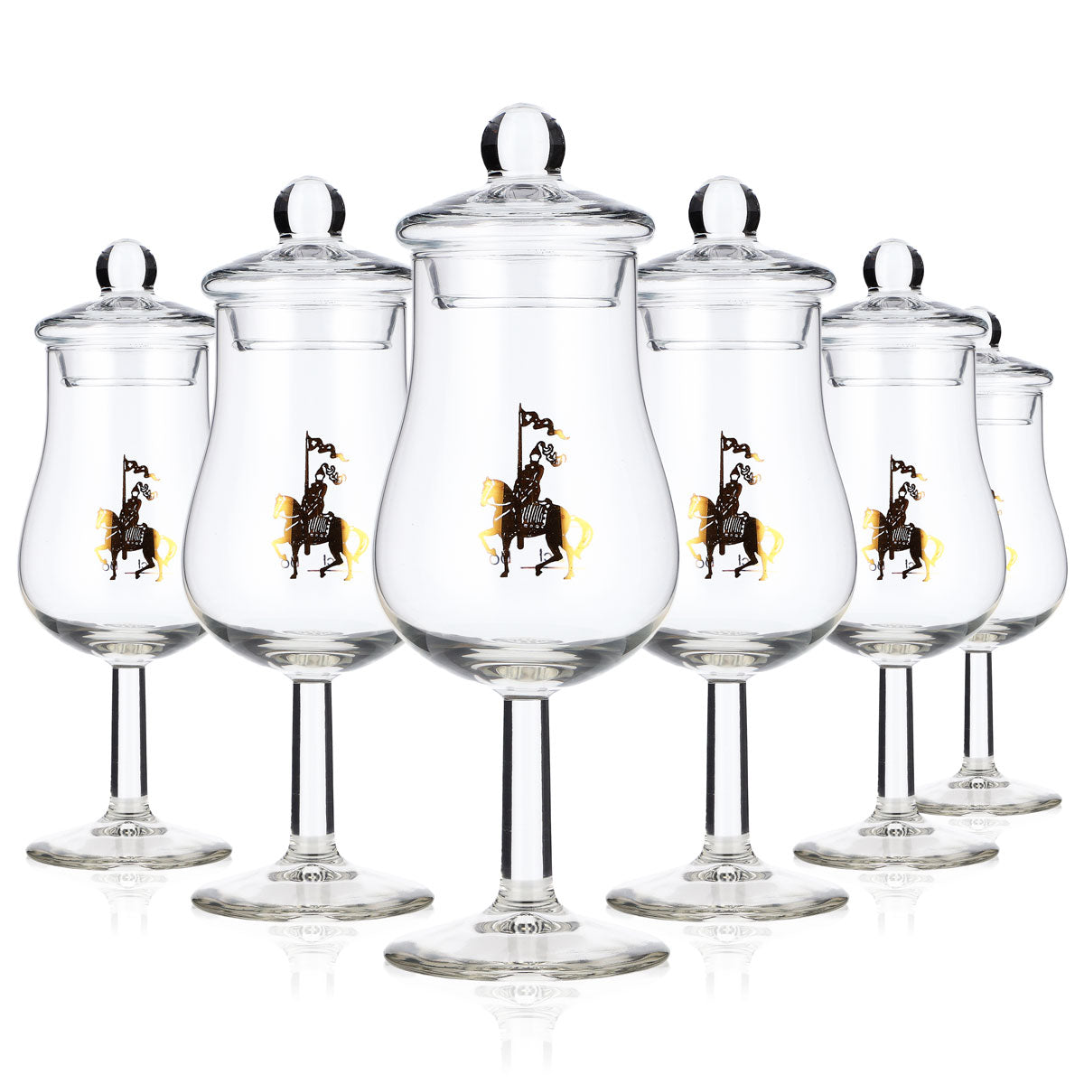 6 bicchieri da brandy Dauphin 2 cl/4 cl Bicchiere da degustazione con coperchio Logo Reiter Böckling – Vista 8