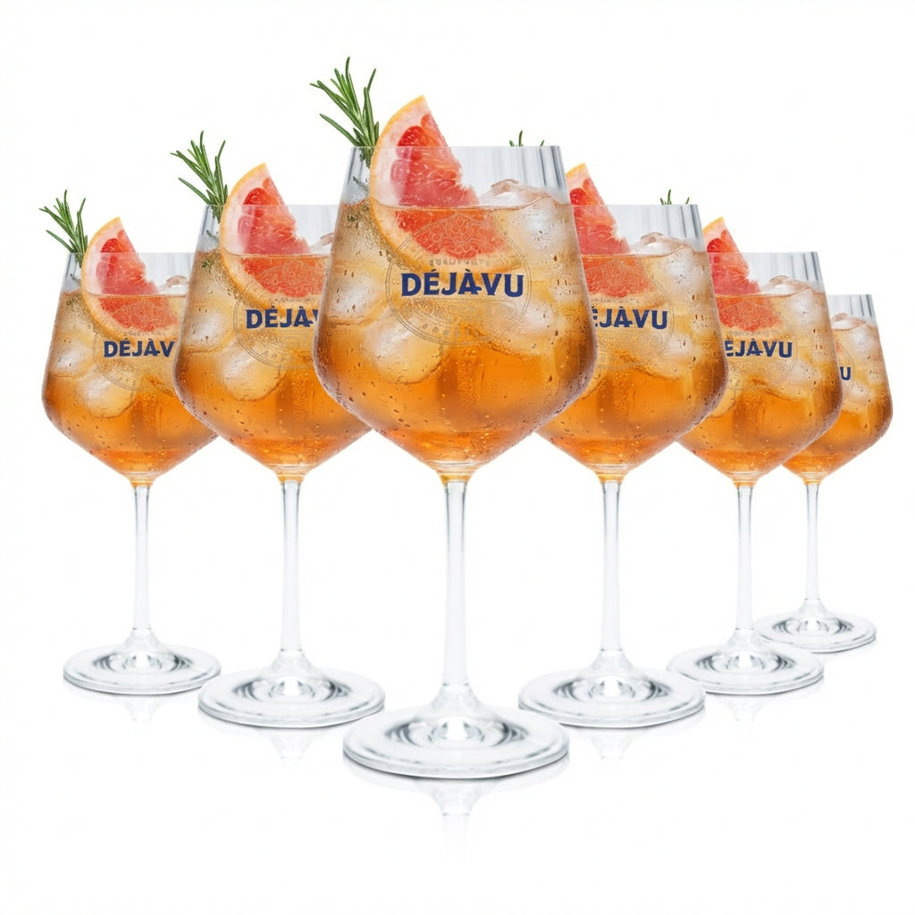 6 bicchieri da vino Deja Vu 0,64 l calice con rilievo Nachtmann Longdrink aperitivo