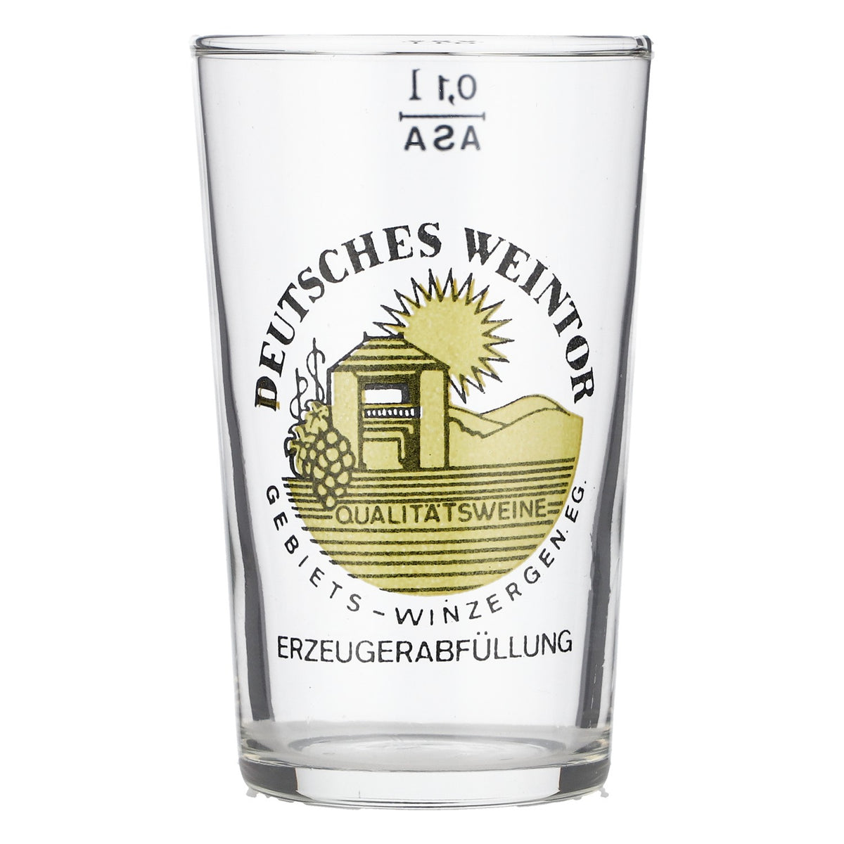 6x Bicchiere da vino tedesco Weintor 0,1 l Bicchieri da vino Bicchiere da degustazione Tasting Becher – Vista 2