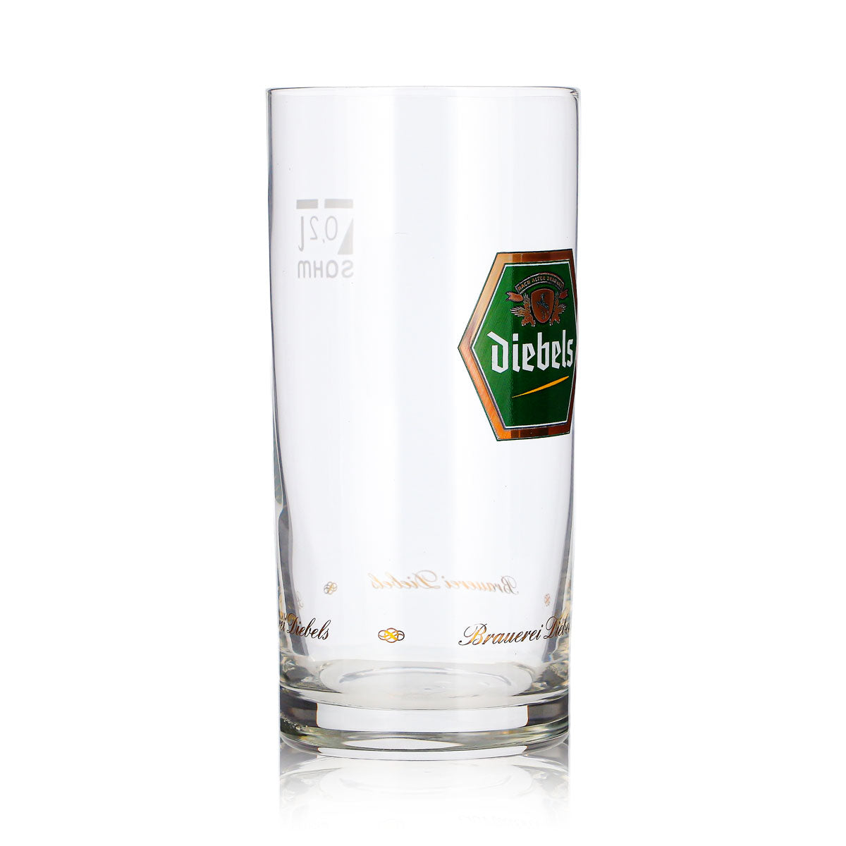 6 bicchieri da birra Diebels da 0,2 l, modello "Stange", birrificio Diebels, bicchieri da Kölsch Sahm (set da 6) – Vista 4