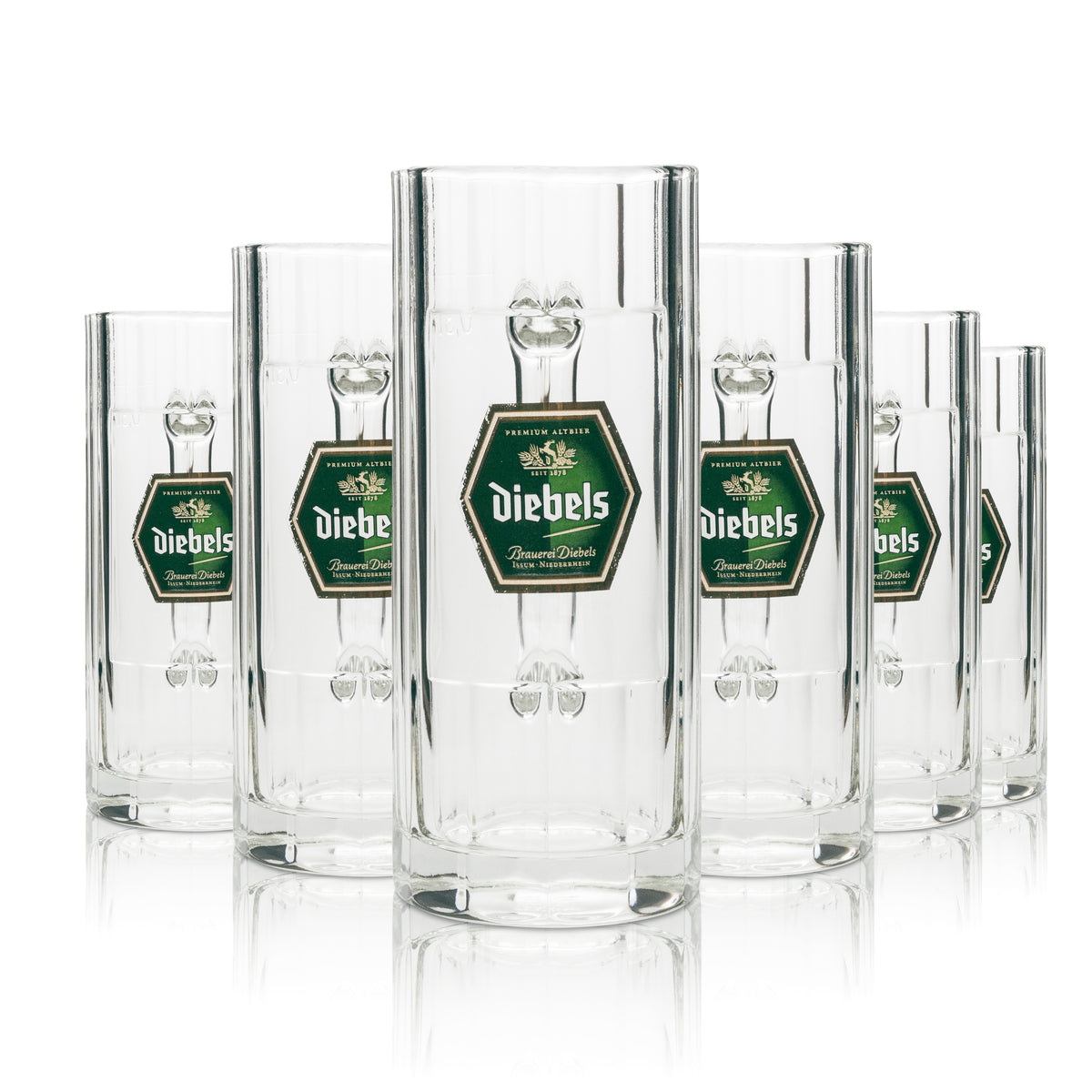 6 bicchieri da birra Diebels 0,3 l boccale Sahm – Vista 4