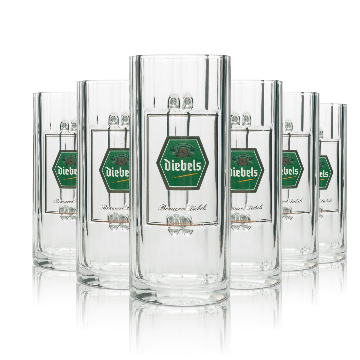 6 bicchieri da birra Diebels 0,4 l boccale Sahm – Vista 4