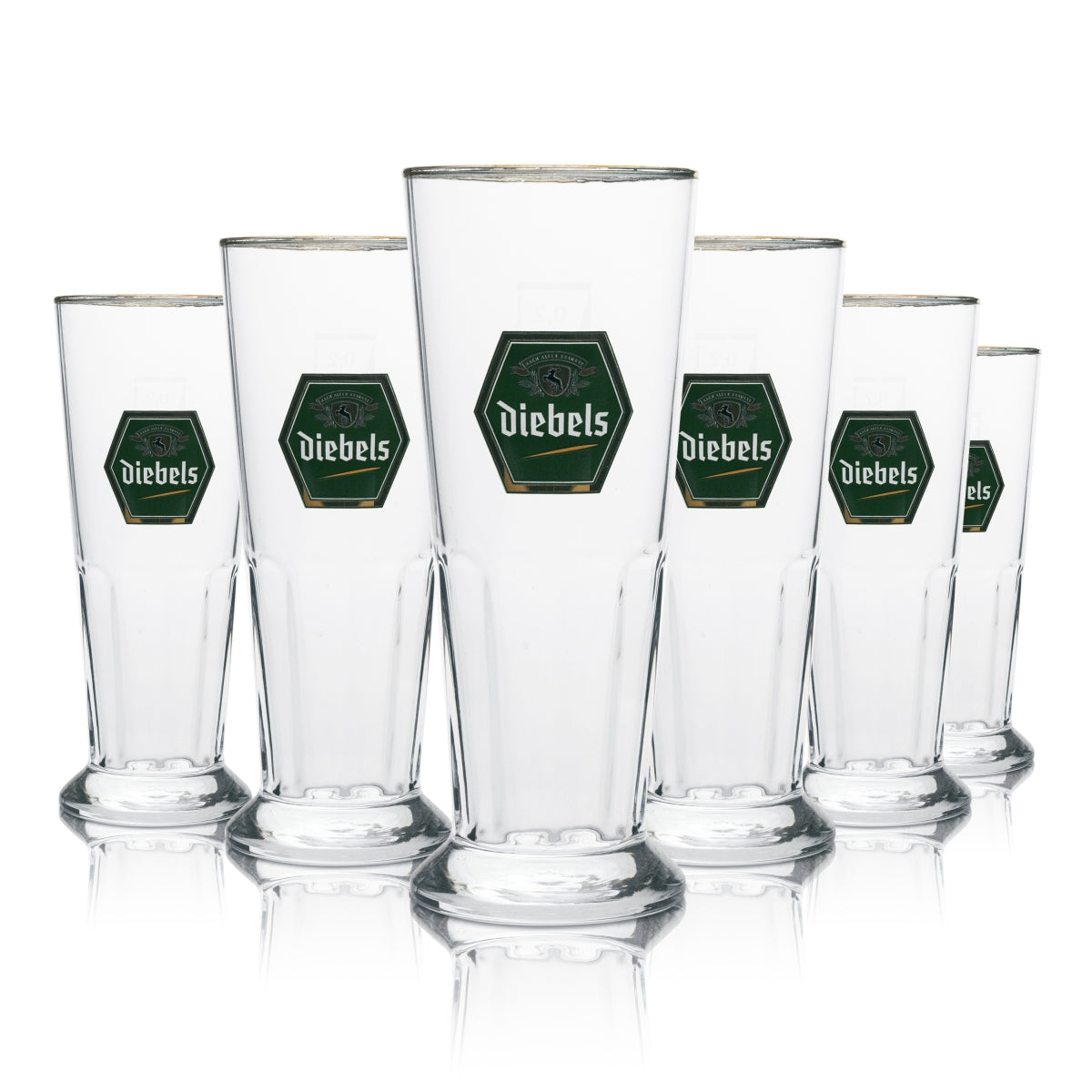 6 bicchieri da birra Diebels Cup 0,2 l rastal