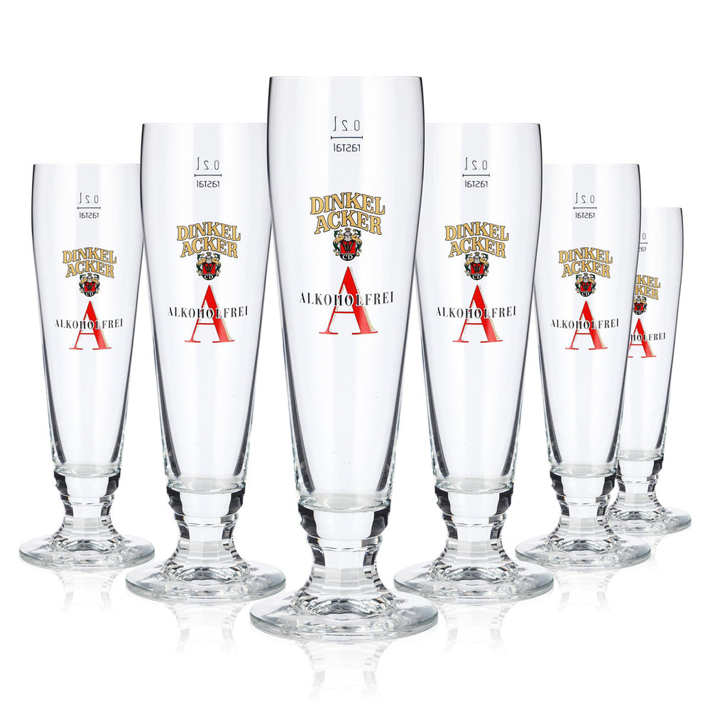 6 bicchieri da birra "Dinkel Acker" da 0,2 l, senza alcol, Rastal (set da 6)