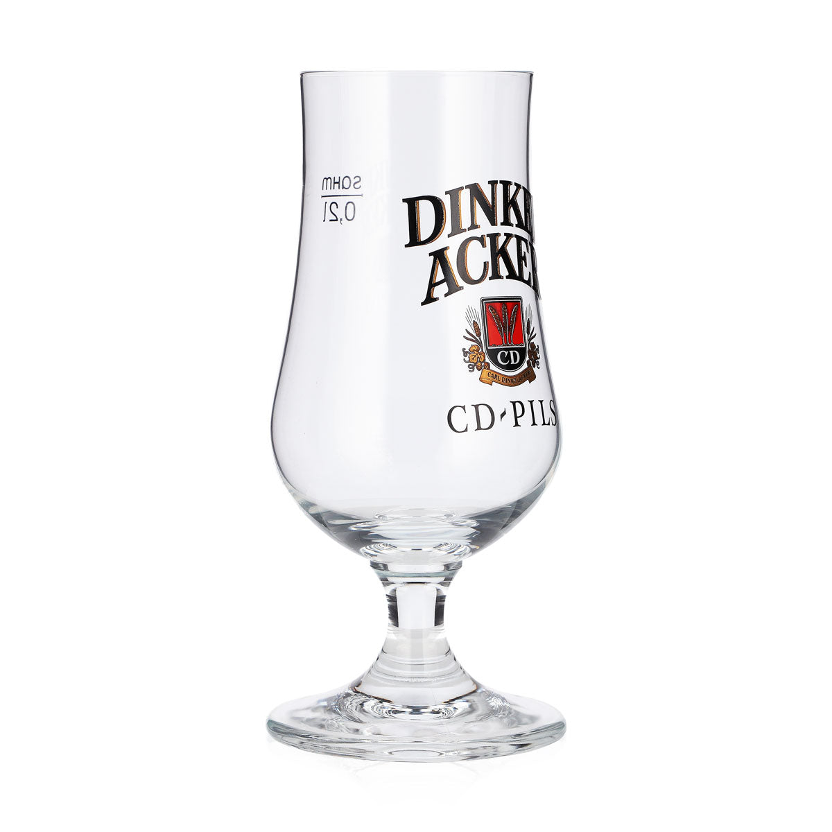 6 bicchieri da birra "Dinkel Acker" da 0,2 l, modello a tulipano, CD-Pils, bicchieri da birra a coppa – Vista 3