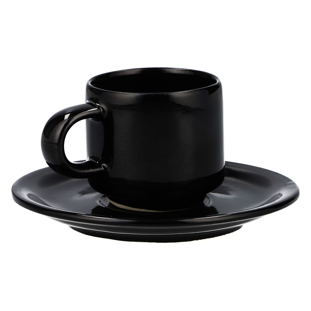 6 bicchieri da liquore Disaronno da 0,07 l con piattino, in ceramica (set da 6) – Vista 3
