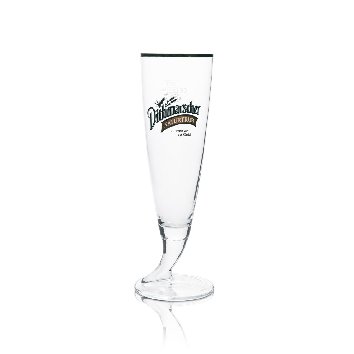 6 bicchieri da birra Dithmarscher Pilsener 0,3 l, non filtrati, bordo dorato Ritzenhoff – Vista 2