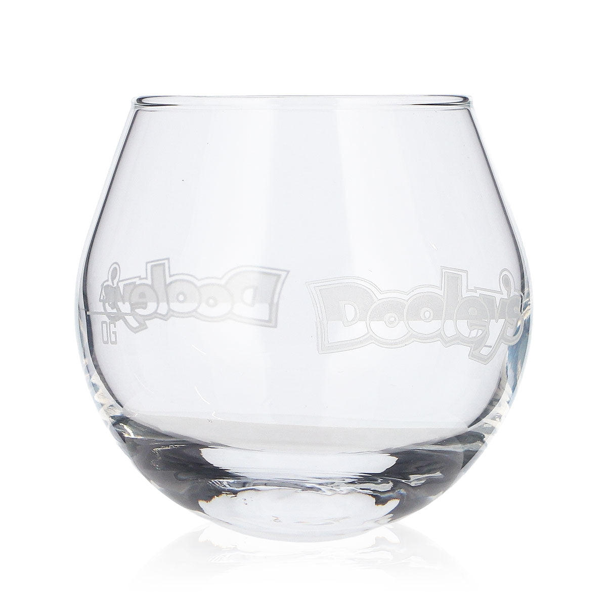6 bicchieri da liquore Dooley's "Toffee Tipper" con logo bianco in rilievo e base oscillante (set da 6) – Vista 3