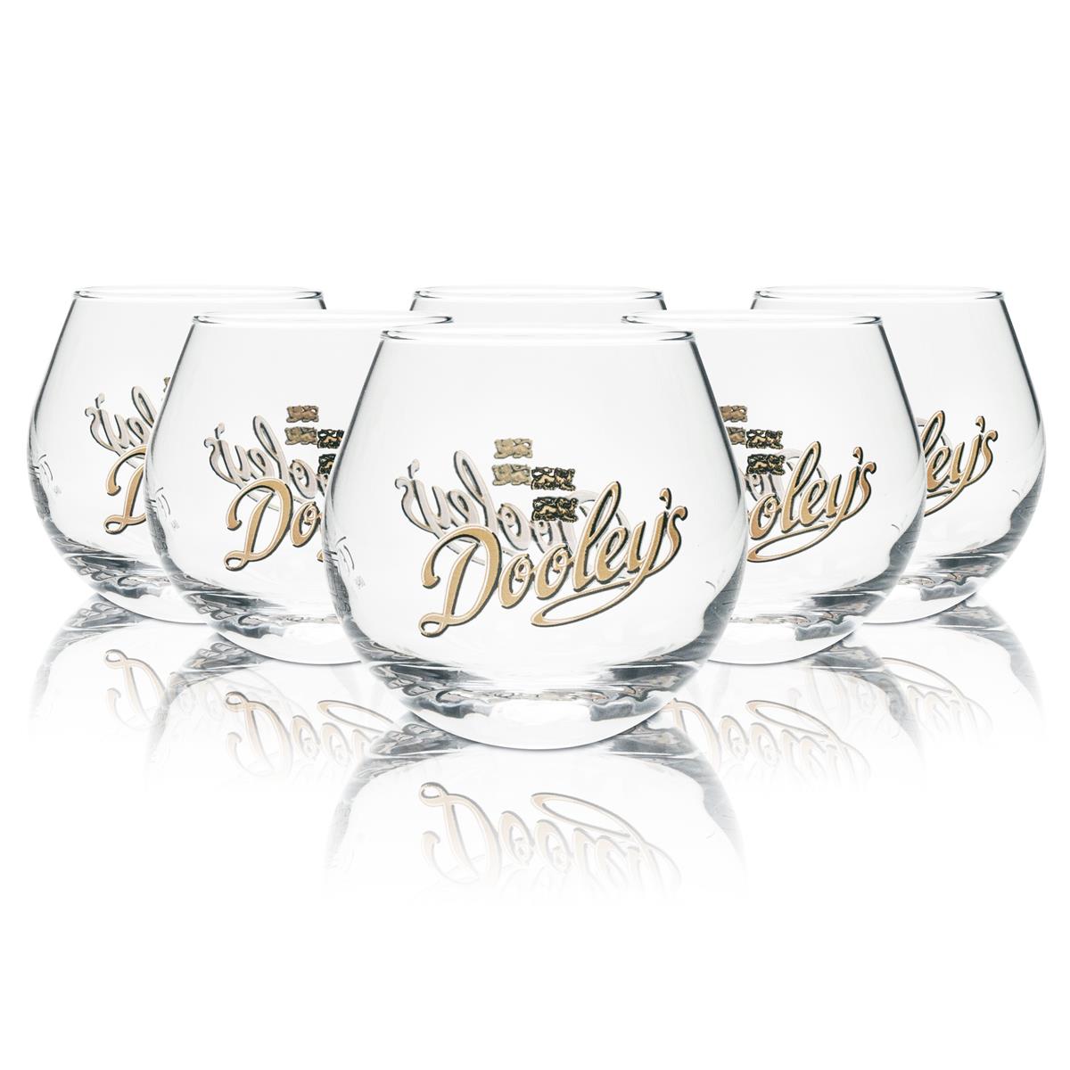 6 bicchieri da liquore Dooleys Toffee Tipper