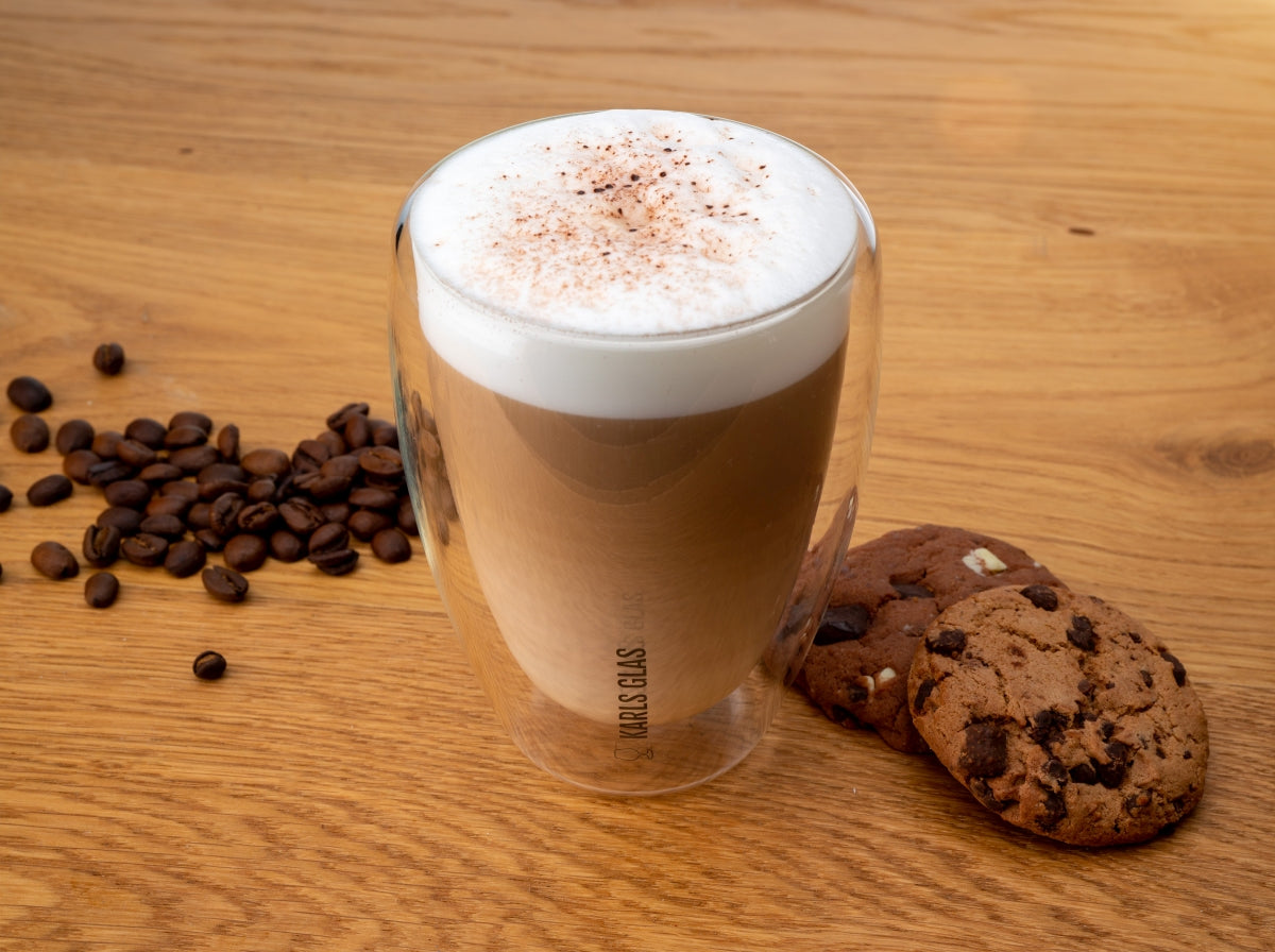 2 bicchieri a doppia parete in vetro termico da 0,35 l Latte Macchiato, caffè di alta qualità – Vista 8