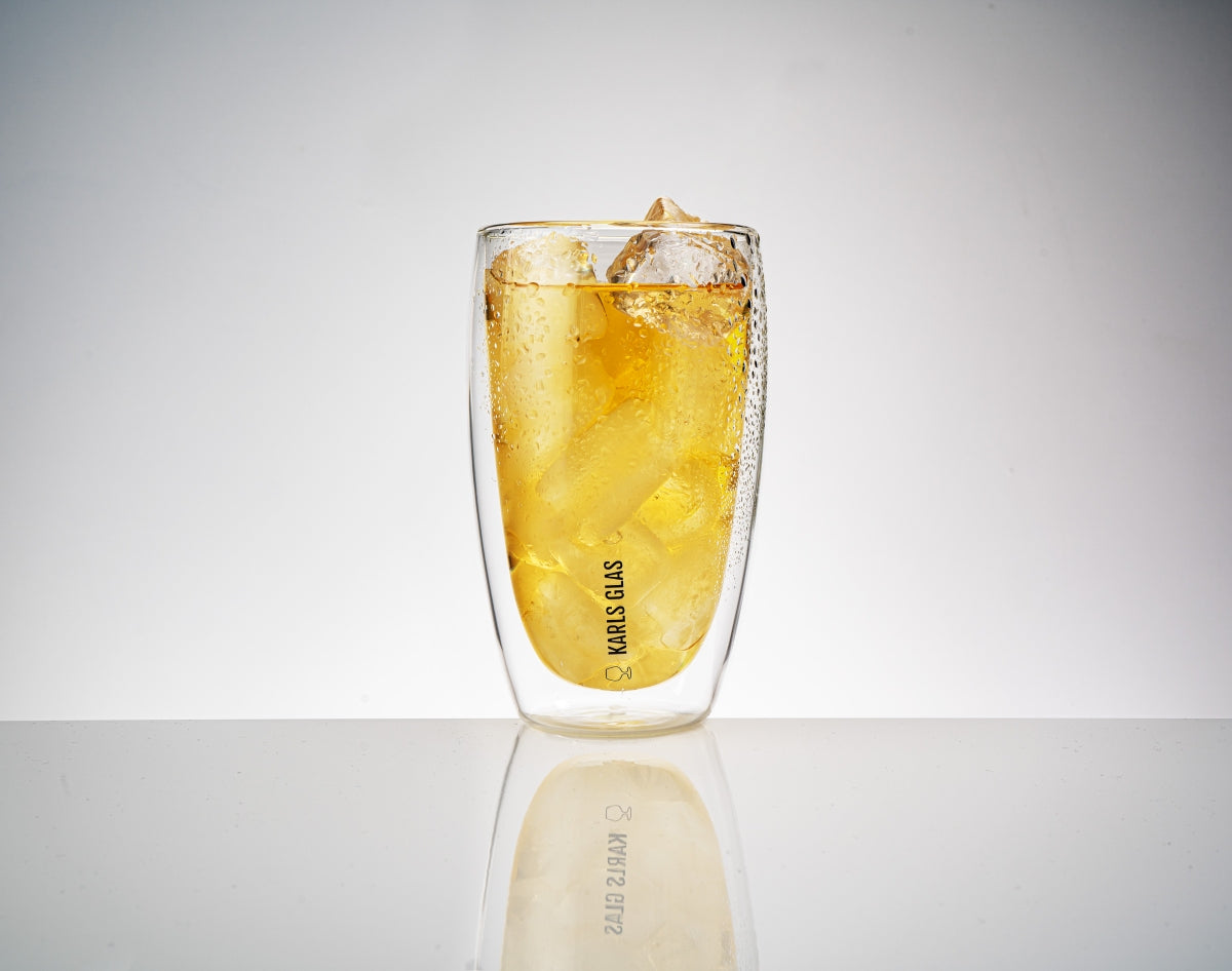 2 bicchieri a doppia parete in vetro termico da 0,45 l Latte Macchiato, caffè di alta qualità – Vista 3