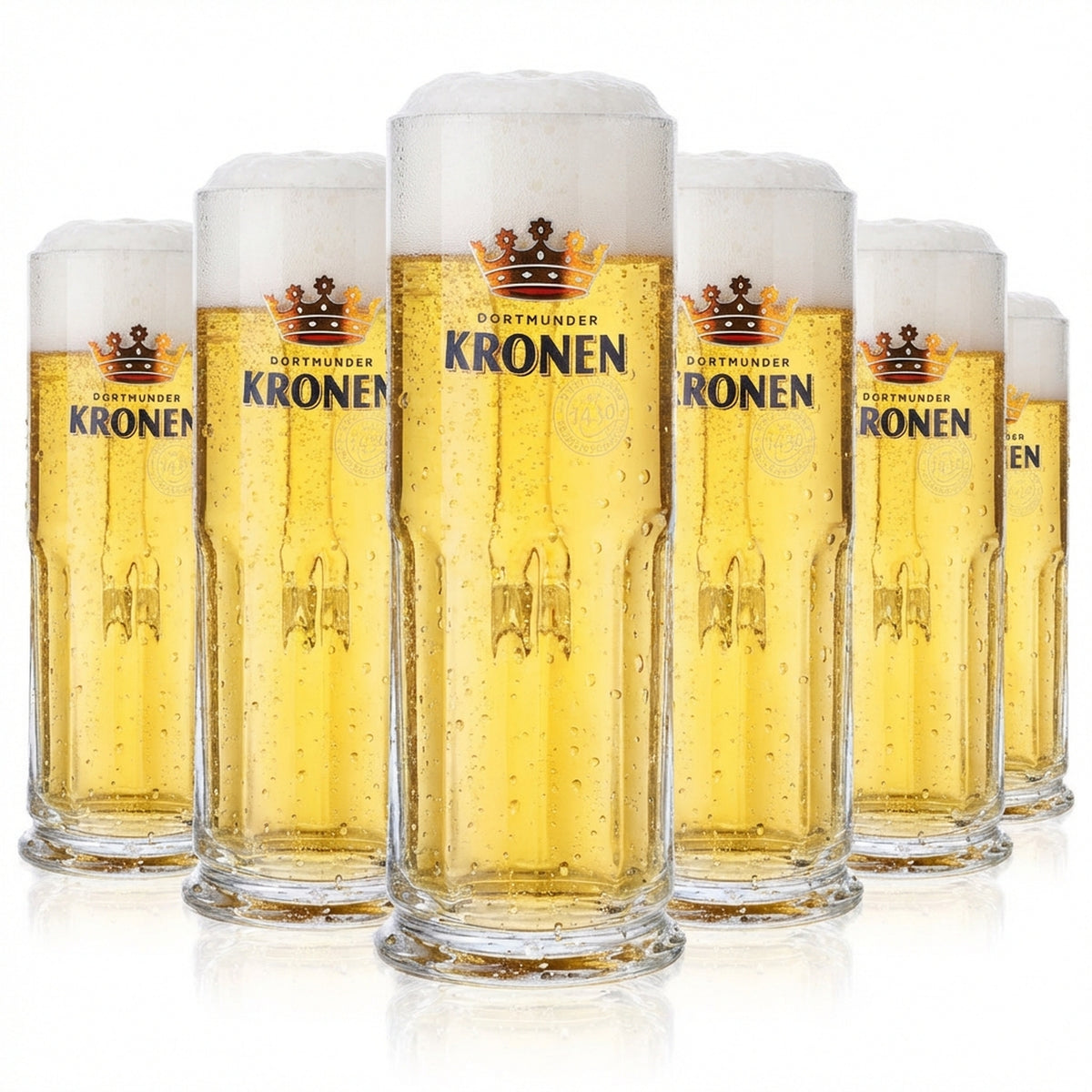 6 bicchieri da birra Dortmunder Kronen da 0,3 l Bicchieri da birra  Boccale da birra  Maximilian
