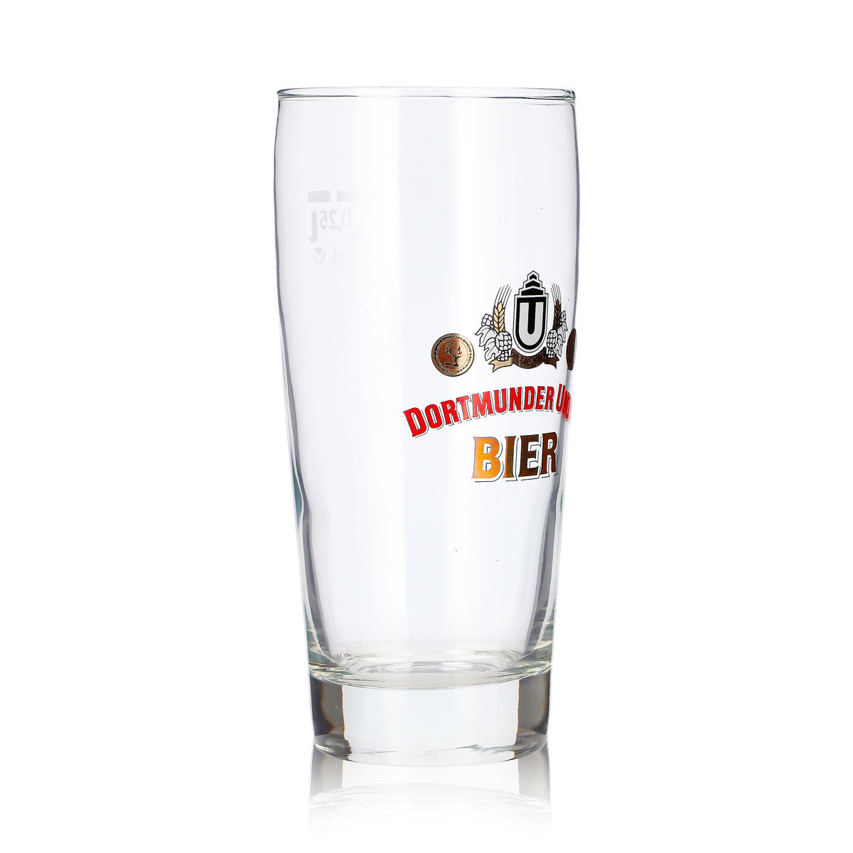 6 bicchieri da birra Dortmunder Union da 0,25 l con logo Willi in rosso (set da 6) – Vista 4